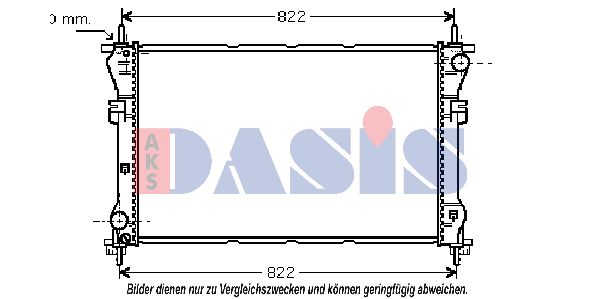 AKS DASIS Radiators, Motora dzesēšanas sistēma 250610N